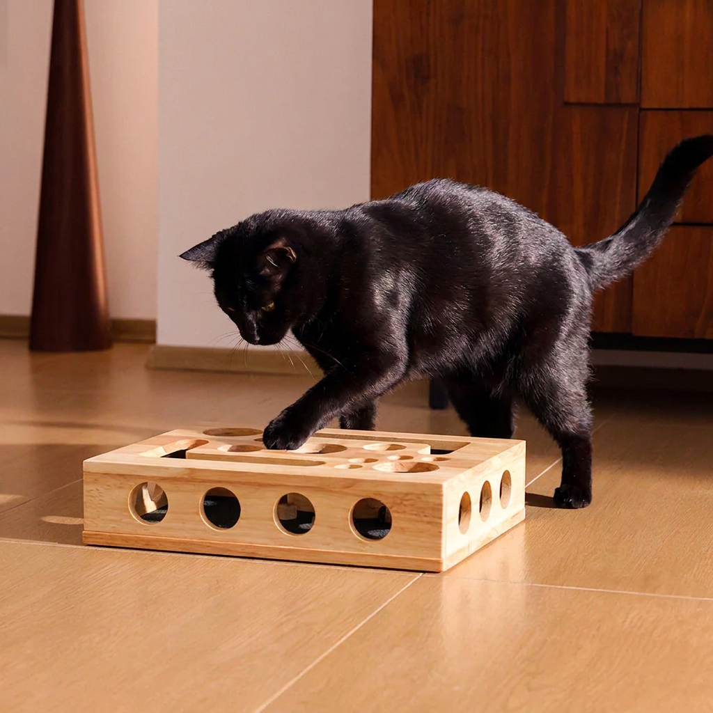 Boîte Enrichissement Lime-Griffes pour Chat