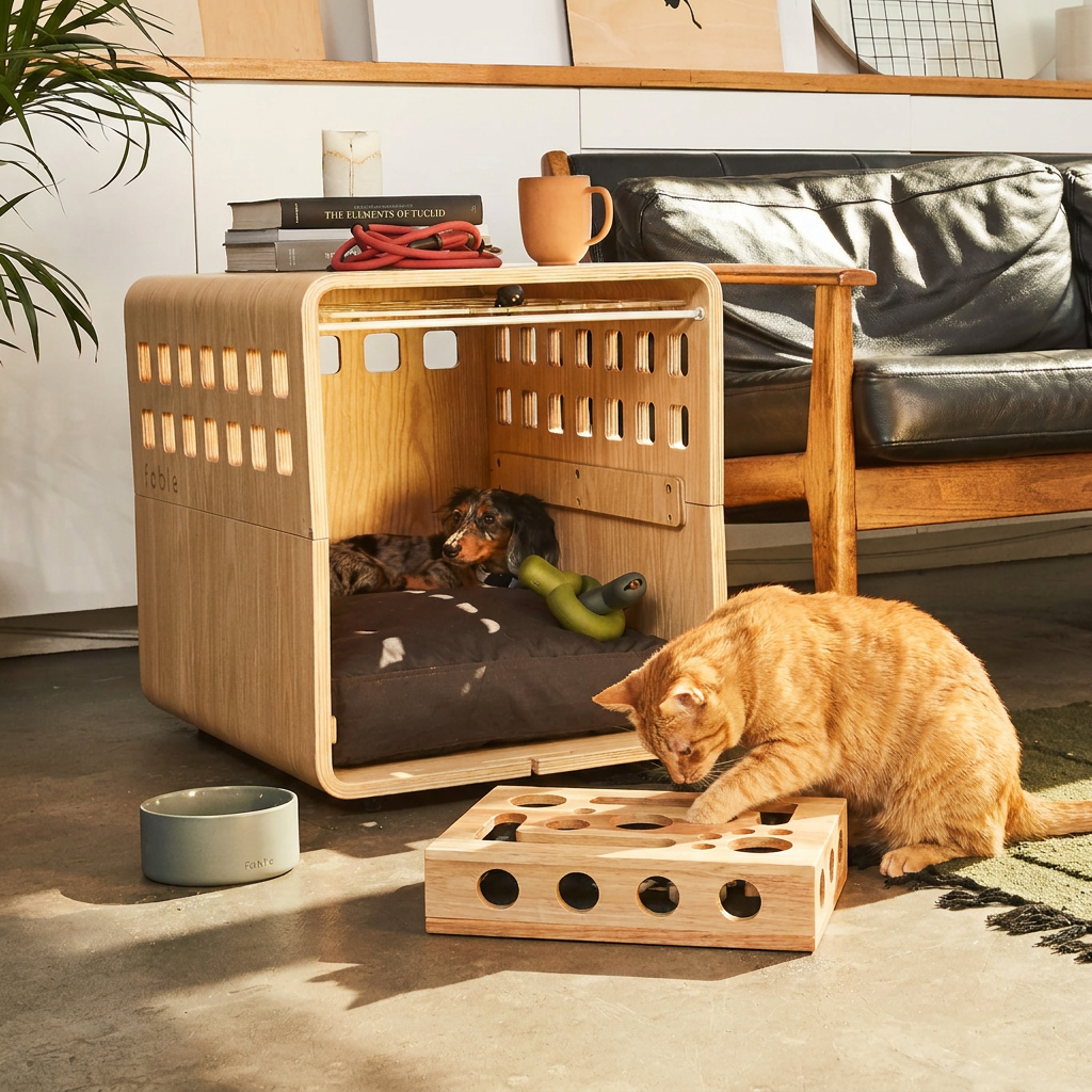 Boîte Enrichissement Lime-Griffes pour Chat
